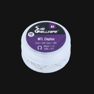Hellvape A1 MTL Clapton 1,8 Ohm ( 10 Stck pro Packung )