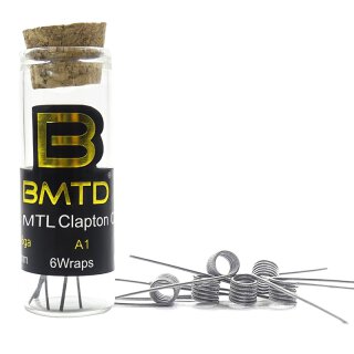 BMTD MTL Fused Clapton Coils K-A1 - 2,5mm Durchmesser - 1,51 Ohm (6 Stück)