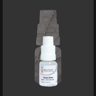 Tabak Silver Liquid 10 ml (VG) mit Steuer 6 mg/ml