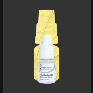 Vanilla Cigarillo Liquid 10 ml mit Steuer 0 mg/ml (nikotinfrei)