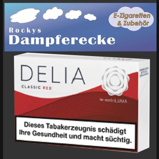 IQOS Delia Tabak-Sticks Classic Red Einzelpackung 20 Stk.